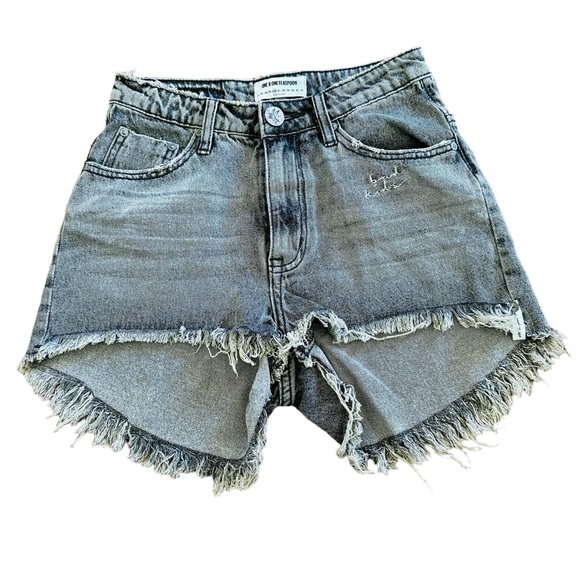 One Teaspoon High Waist Bonita Denim Shorts - Picture 2 of 11